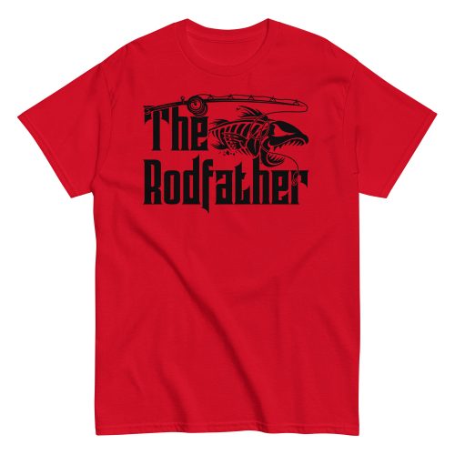 The Rodfather T Shirt Gift For Fishing Dads