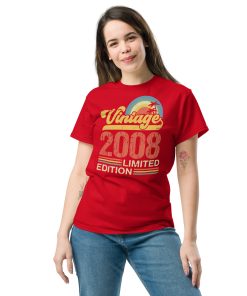 2008 Vintage Birthday T-shirt Limited Edition Birthday T Shirt
