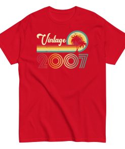 Vintage 2007 Birthday T-shirt
