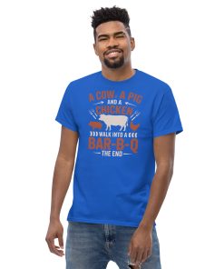A Cow A Pig And a Chicken Funny BBQ T-shirts