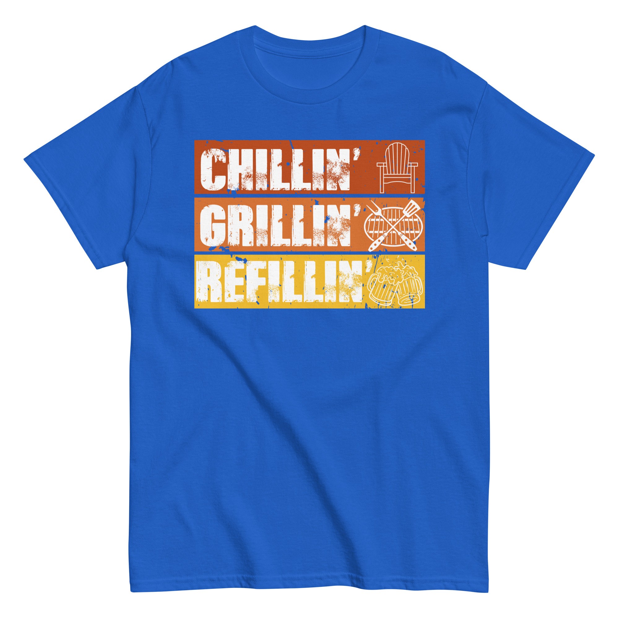 BBQ T-Shirt Chillin’ Grillin’ Refillin’