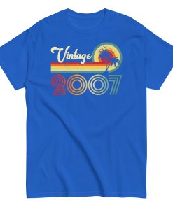 Vintage 2007 Birthday T-shirt