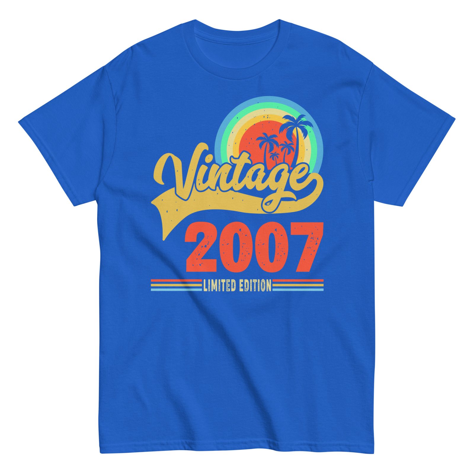 Vintage 2007 Limited Edition Birthday T-shirt Gifts