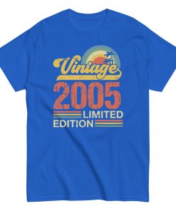 Vintage 2005 Limited Edition Birthday Gift T-shirts