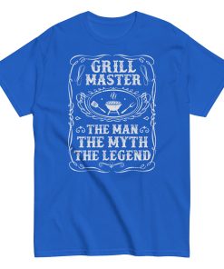 Grillmaster The Man The Myth The Legend Funny BBQ T-shirt