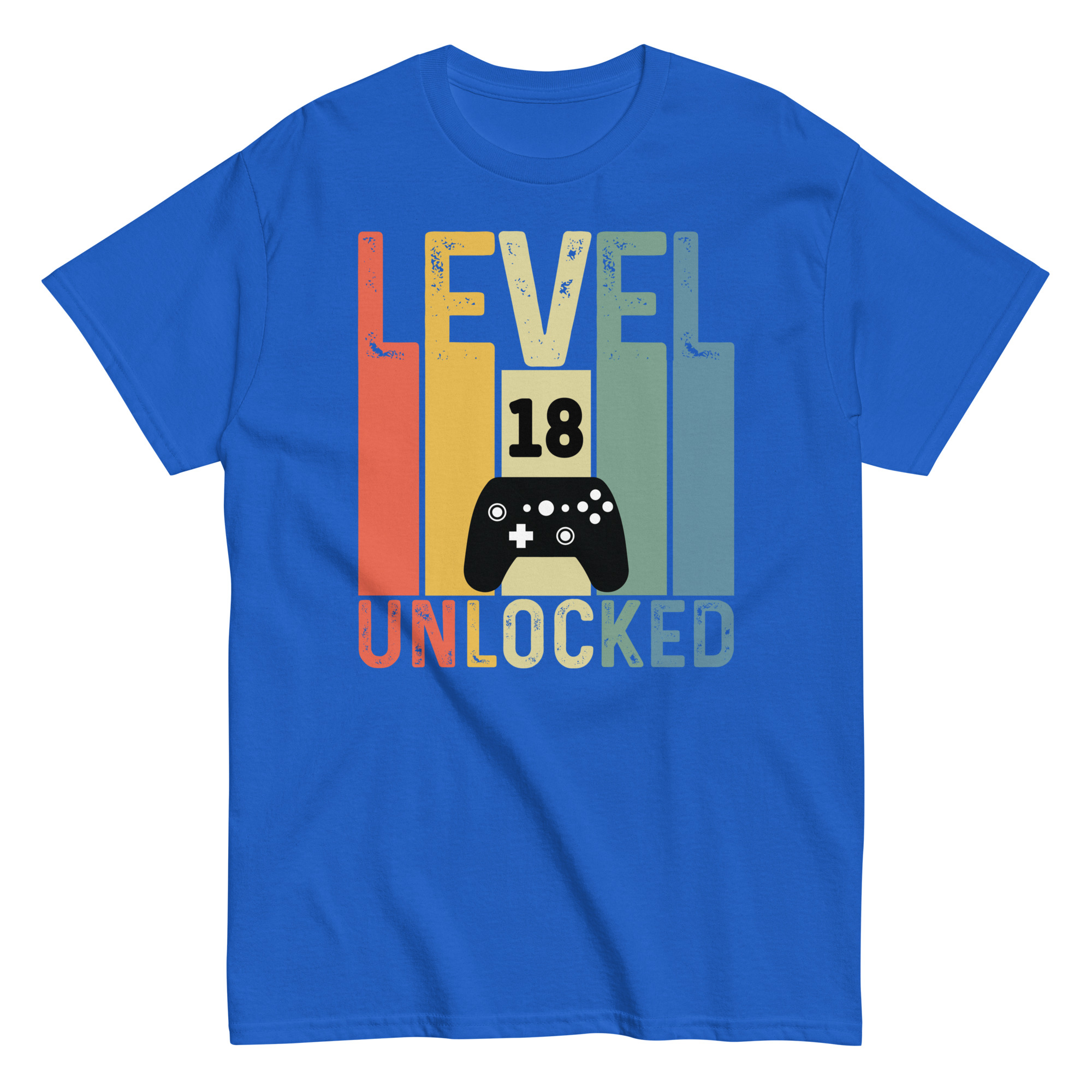 Level 18 Unlocked – 18th Birthday T-shirts for Gamers