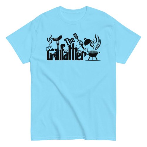 The Grillfather BBQ T shirt Gift For Dad Barbecue T-shirt