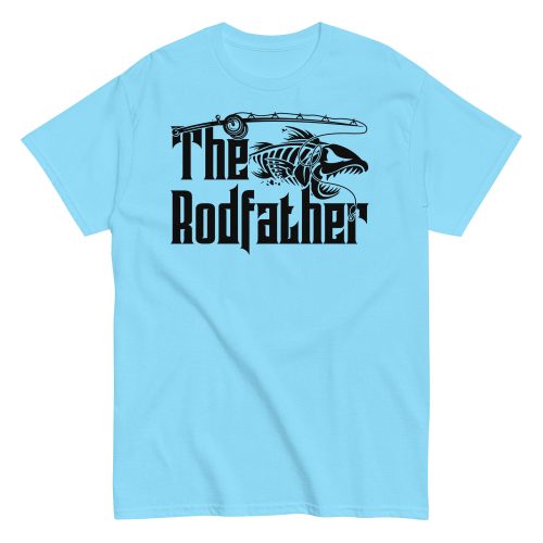 The Rodfather T Shirt Gift For Fishing Dads