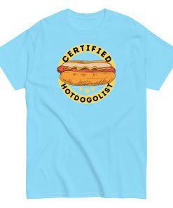 Certified Hotdogologist Funny BBQ Gift Hotdog T-Shirt