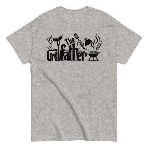 The Grillfather BBQ T shirt Gift For Dad Barbecue T-shirt