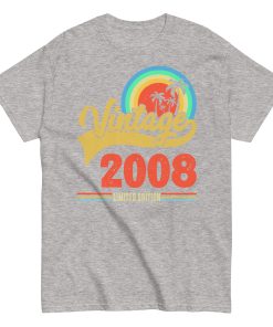 Vintage 2008 T-shirt Limited Edition 2008 Birthday T Shirt
