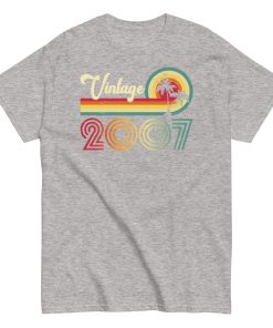 Vintage 2007 Birthday T-shirt