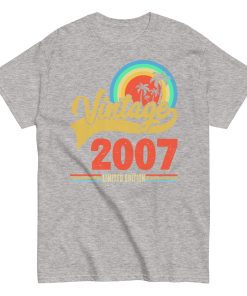 Vintage 2007 Limited Edition Birthday T-shirt Gifts
