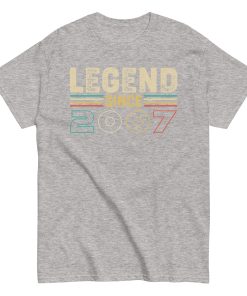 Legend Since 2007 T-shirts Birthday Gifts