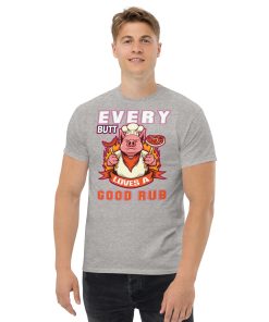 Every Butt Loves A Good Rub Funny BBQ T-shirt