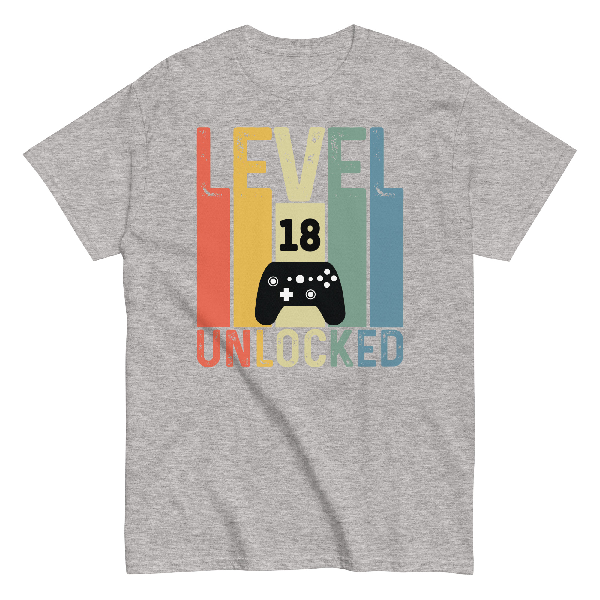 Level 18 Unlocked – 18th Birthday T-shirts for Gamers