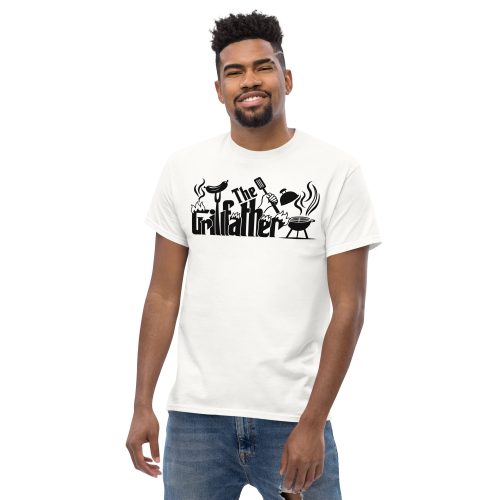 The Grillfather BBQ T shirt Gift For Dad Barbecue T-shirt