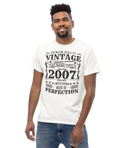 Vintage 2007 All Original Parts Birthday T-shirt