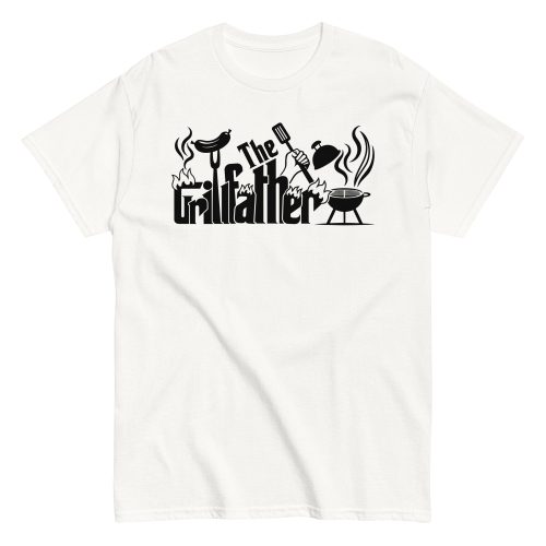 The Grillfather BBQ T shirt Gift For Dad Barbecue T-shirt