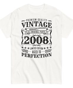 2008 Vintage Birthday T-shirt