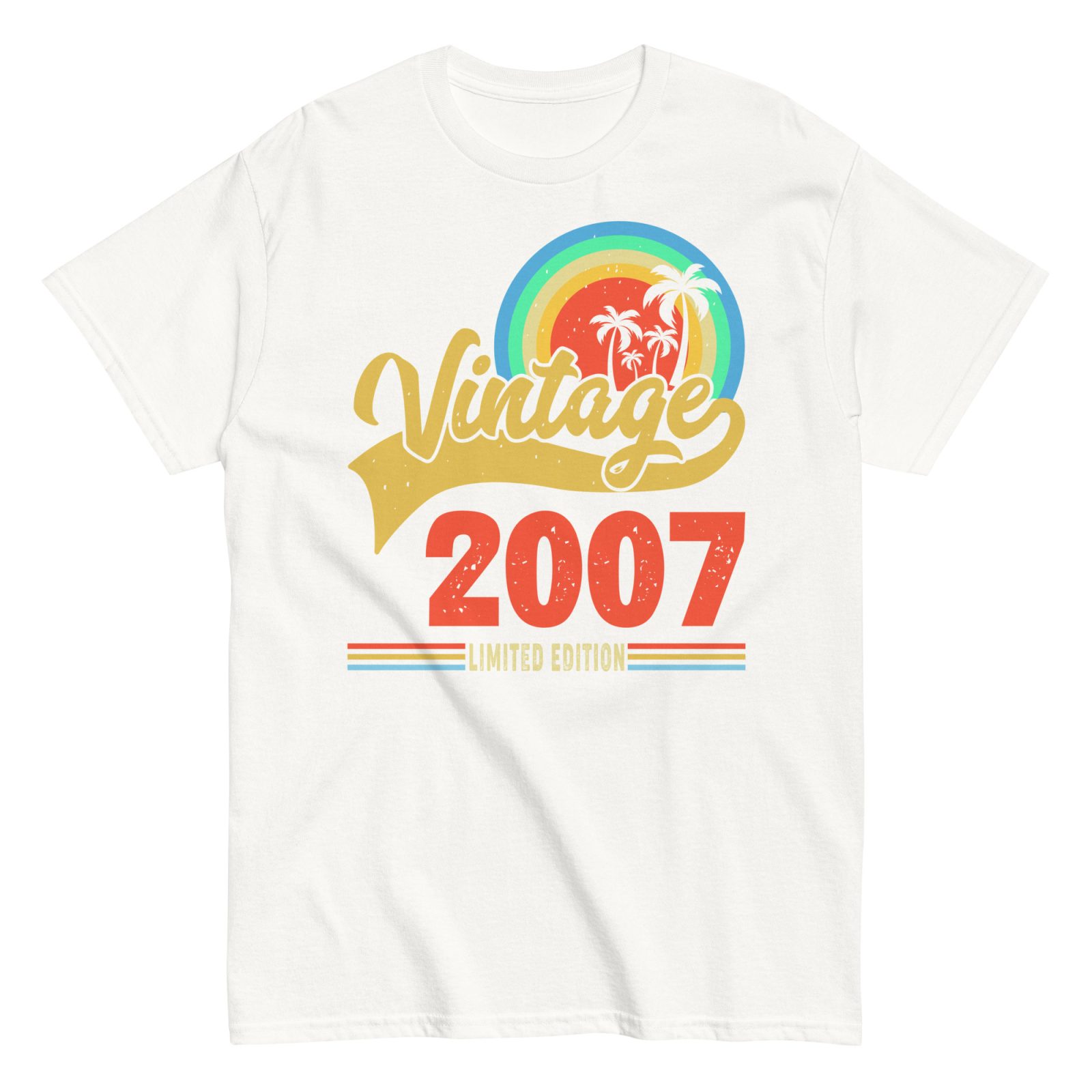 Vintage 2007 Limited Edition Birthday T-shirt Gifts