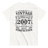 Vintage 2007 All Original Parts Birthday T-shirt