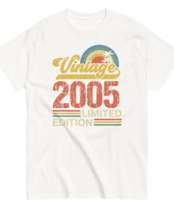 Vintage 2005 Limited Edition Birthday Gift T-shirts