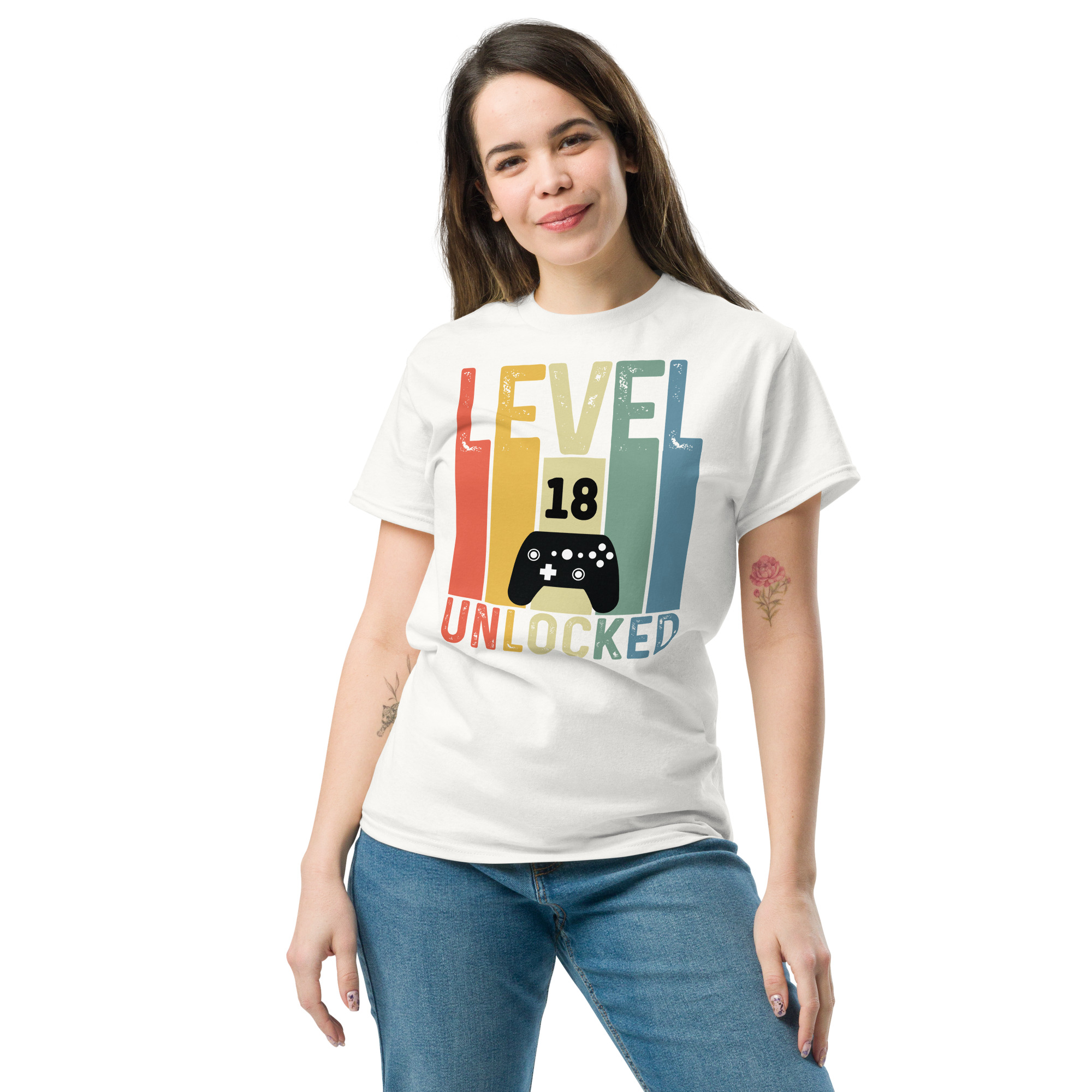 Level 18 Unlocked – 18th Birthday T-shirts for Gamers