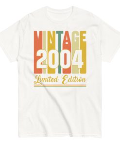 Vintage 2004 Limited Edition T-shirt Birthday T Shirts