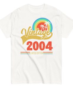 Vintage 2004 Limited Edition Birthday T-shirts