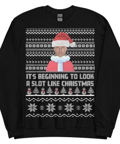 Arne Slot Christmas Jumper It’s Beginning To Look A SLOT Like Christmas LFC
