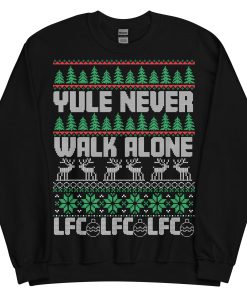Liverpool Christmas Jumper Yule Never Walk Alone LFC