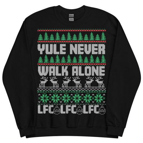 Liverpool Christmas Jumper Yule Never Walk Alone LFC