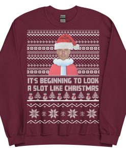 Arne Slot Christmas Jumper It’s Beginning To Look A SLOT Like Christmas LFC