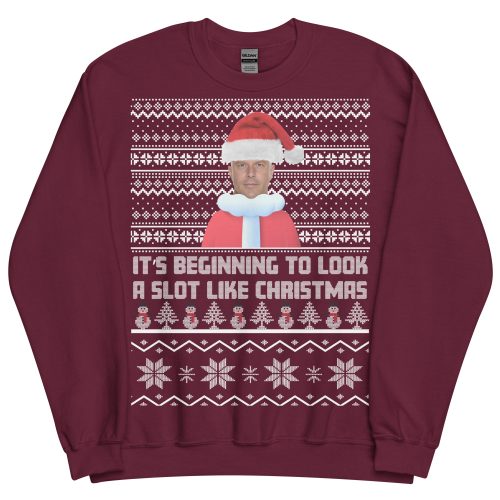 Arne Slot Christmas Jumper It’s Beginning To Look A SLOT Like Christmas LFC