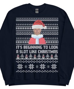 Arne Slot Christmas Jumper It’s Beginning To Look A SLOT Like Christmas LFC