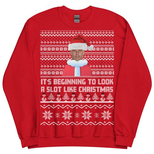 Arne Slot Christmas Jumper It’s Beginning To Look A SLOT Like Christmas LFC