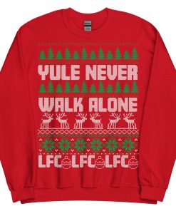 Liverpool Christmas Jumper Yule Never Walk Alone LFC