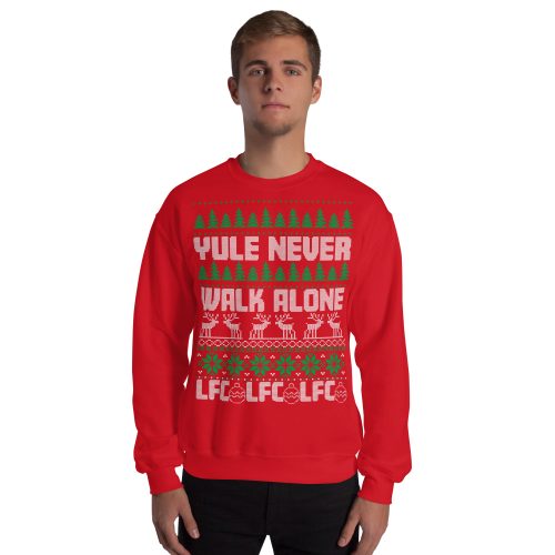 Liverpool Christmas Jumper Yule Never Walk Alone LFC