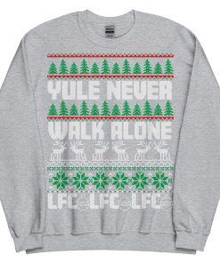 Liverpool Christmas Jumper Yule Never Walk Alone LFC