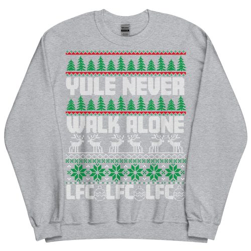 Liverpool Christmas Jumper Yule Never Walk Alone LFC