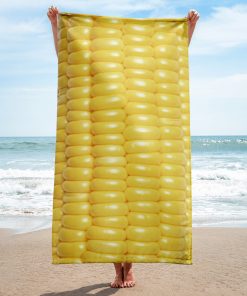 Sweetcorn Beach Towel – Corn On The Cob Towel