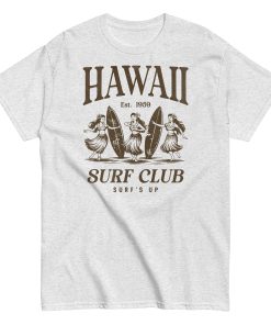 Retro Summer Hawaii Surf Club T-shirt