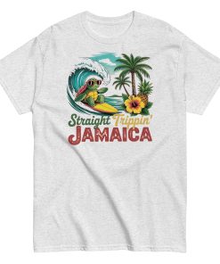 Jamaica Surf Turtle Tropical Beach Surfing T-shirts