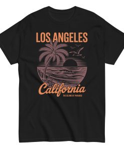 Los Angeles California Surfing Beach T-shirts