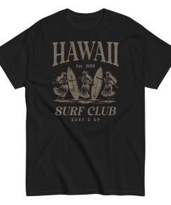 Retro Summer Hawaii Surf Club T-shirt