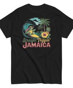 Jamaica Surf Turtle Tropical Beach Surfing T-shirts
