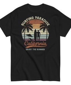 Surfing Paradise California T-shirt Surf Tee
