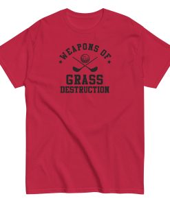 Weapons Of Grass Destruction Golf T-shirt