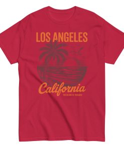Los Angeles California Surfing Beach T-shirts